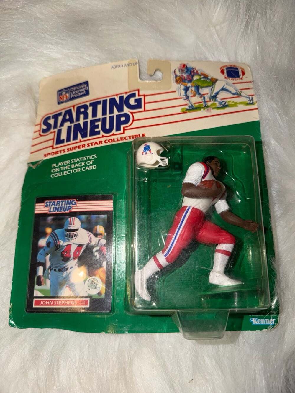 1989 Kenner Starting Lineup John Stephens New England Patriots NFL Action Figure